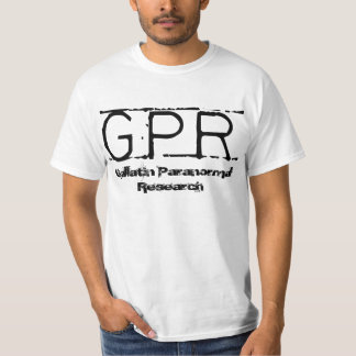 GPRのロゴの白 Tシャツ