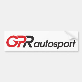 GPR Autosportのバンパーステッカー バンパーステッカー