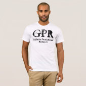 GPR Classyfontの白のTシャツ Tシャツ (正面フル)
