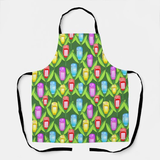 GPSの花 エプロン (正面)