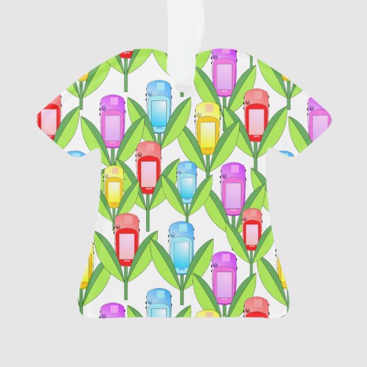 GPSの花 オーナメント (正面)