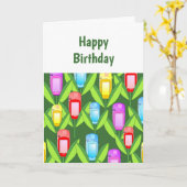 GPSの花 カード (黄色い花)