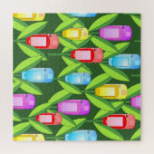 GPSの花 ジグソーパズル (横)