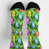 GPSの花 ソックス (上部)