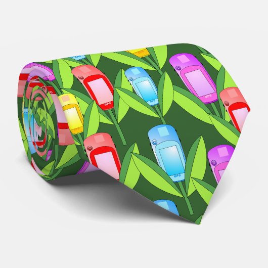 GPSの花 ネクタイ (ロール)