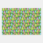 GPSの花 ラッピングペーパーシート (正面)