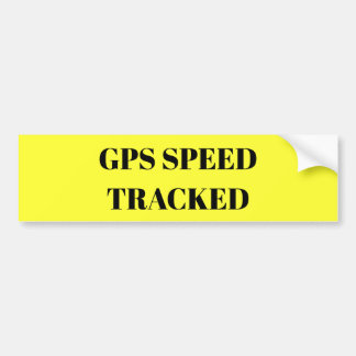 GPSの速度はステッカーを追跡しました バンパーステッカー