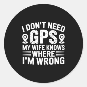 GPSはいらない 妻が知ってる お父さん 夫 面白い ラウンドシール