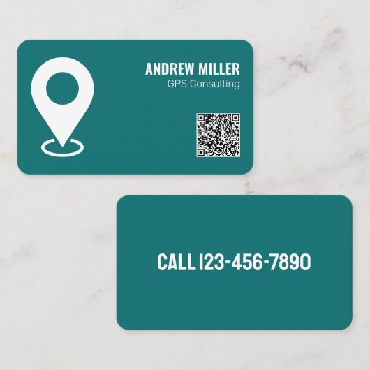 GPSサービスQR 名刺 (正面/裏面)