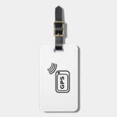 GPS信号 ラゲッジタグ (正面縦)