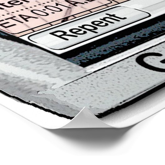 GPS神の個人的な救い主 ポスター (角)