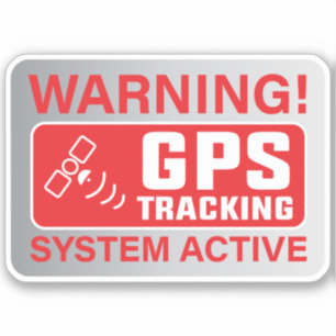 GPS追跡標識 シール