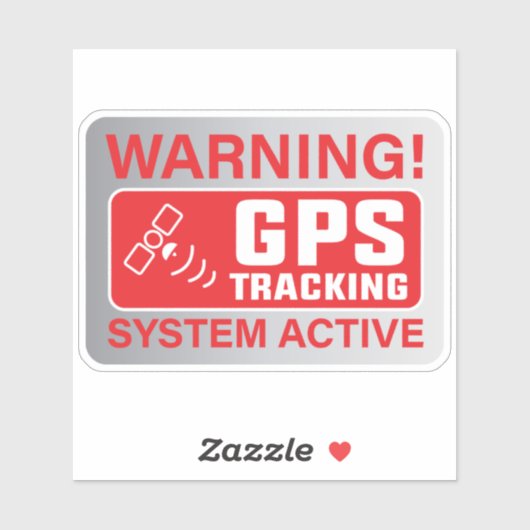 GPS追跡標識 シール (シート)