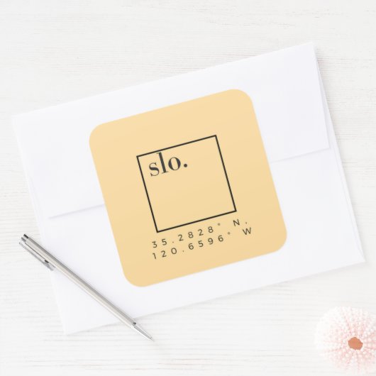 GPS スクエアシール (封筒)