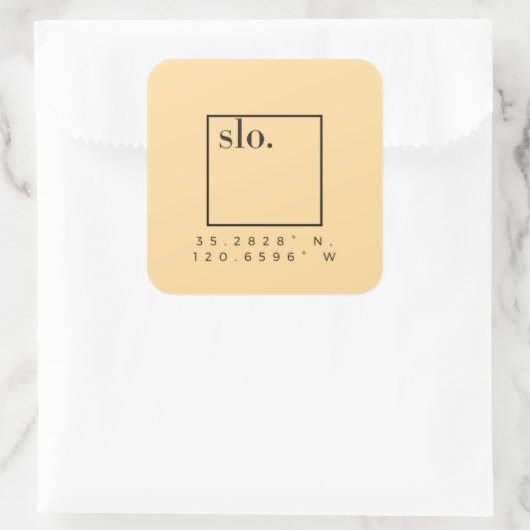 GPS スクエアシール (バッグ)