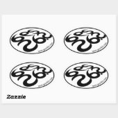 GPS 26.2ステッカー 楕円形シール (シート)