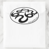 GPS 26.2ステッカー 楕円形シール (バッグ)