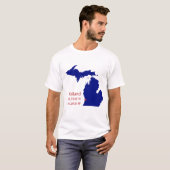 GPS Coordinates of Holland Michigan Tシャツ (正面フル)