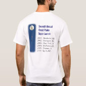 GPSLの2007年のTシャツ Tシャツ (裏面)