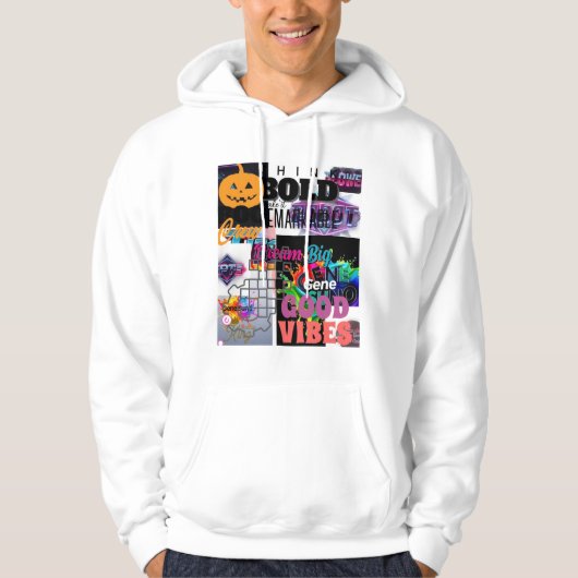 GPT-5テンプレートTシャツデザイン、Tシャツ搭載 パーカ (正面)