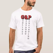GQP議題 Tシャツ (正面)