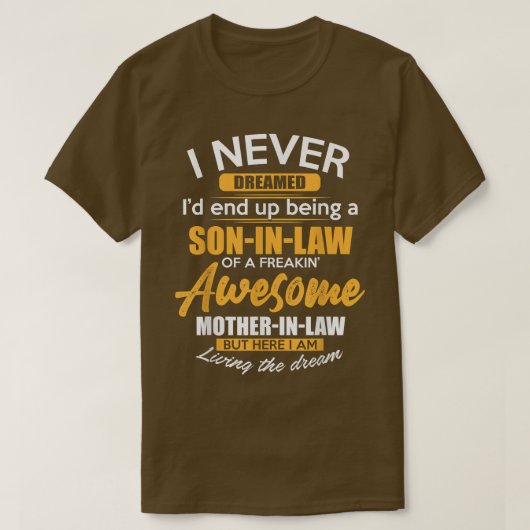 Grの母の素晴らし義理おもしろいの息子である Tシャツ (デザイン正面)