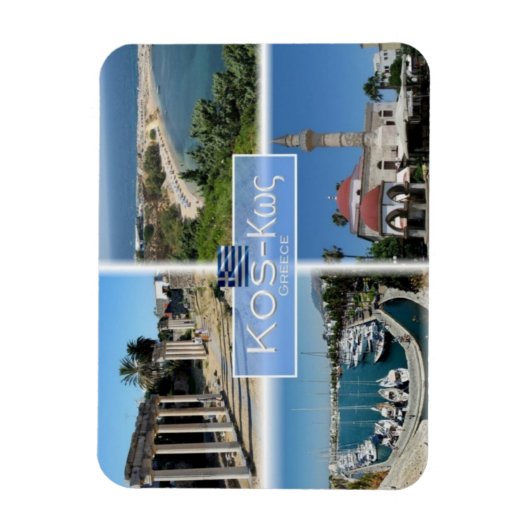 GRギリシャ- Kos - マグネット (縦)