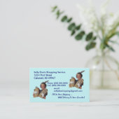 GR8レトロの名刺の食料雑貨ショッピングサービス 名刺 (スタンド正面)