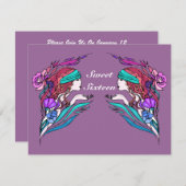 GR8 SWEET SIXTEEN 16匹の招待のパーティの招待状 招待状 (正面/裏面)