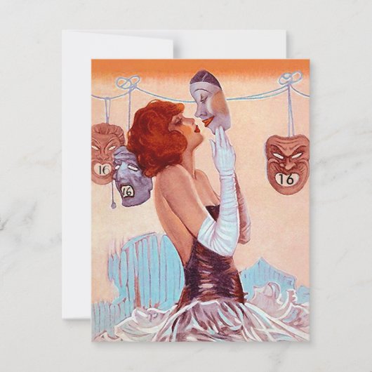 GR8SWEET SIXTEEN16シアターナイトパーティの招待状 招待状 (正面)