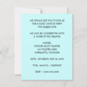 GR8SWEET SIXTEEN16シアターナイトパーティの招待状 招待状 (裏面)