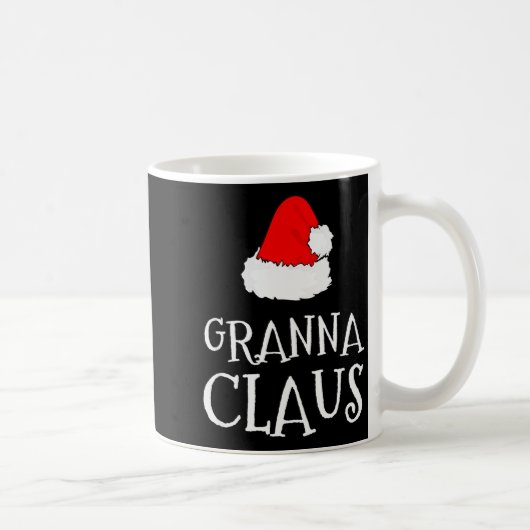 Gr Claus Christmas Santa's Pajama Family Matching  コーヒーマグカップ (右)