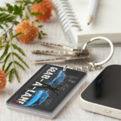 GRAB-A-LANEの通りのレーサーKEYCHAIN キーホルダー (正面右)