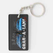 GRAB-A-LANEの通りのレーサーKEYCHAIN キーホルダー (裏面)