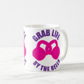 Grab Life by The Bells - Kettlebell コーヒーマグカップ (正面右)