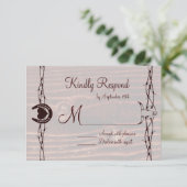 Grab Your Boots Country Western RSVPカード (スタンド正面)