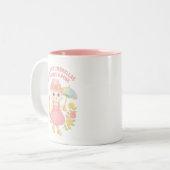 Grab Your Umbrellas Kitty Design ツートーンマグカップ (正面左)