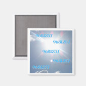 Grabovoi 9681257 Numbers in the Sky マグネット (正面/裏面)