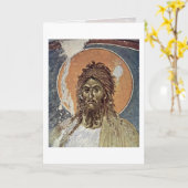 Gracanica(I)の修士号による洗礼者の聖ヨハネ カード (黄色い花)