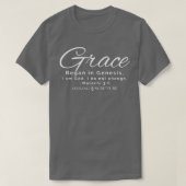 GraceはGenesis Script Edition Premiumで開始 Tシャツ (デザイン正面)