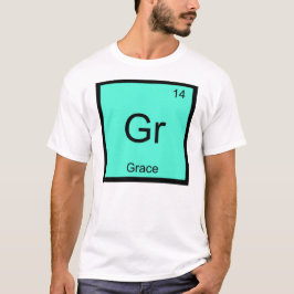 Grace 名前 化学 元素 周期表 tシャツ