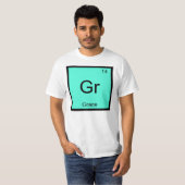 Grace 名前 化学 元素 周期表 tシャツ (正面フル)