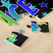 "GRACE"名、おもしろい"ハッピーバースデー" ジグソーパズル (側面)