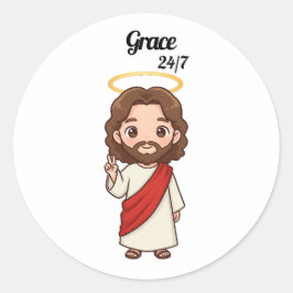 Grace 24/7 – イエスは反応する ラウンドシール