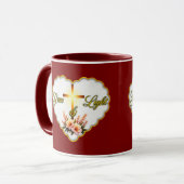 Grace and Light – Christian Easter - caneca マグカップ (正面左)