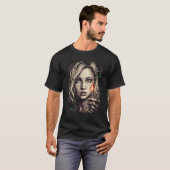 Grace Ashcroft Resident Evil Requiem Shy Analyst F Tシャツ (正面フル)