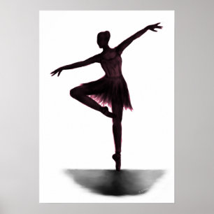 "Grace" ballerinaのポスター – ピンク ポスター
