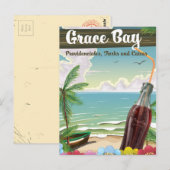 Grace Bay, Providenciales, タークス・カイコス諸島 旅行 ポストカード (正面/裏面)