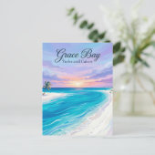 Grace Bay Turks and Caicos ポストカード (スタンド正面)