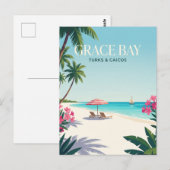 Grace Bay Turks & Caicos ポストカード (正面/裏面)